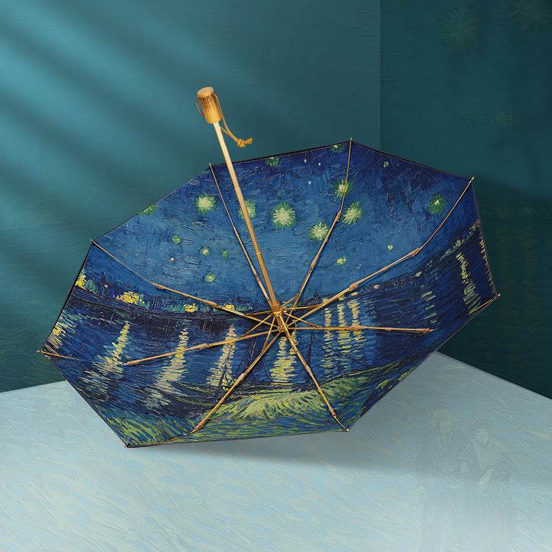 Casualruby©Double-sided Van Gogh Starry Night Umbrella - Casualruby