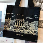London Tea Northallerton Canvas Tote Bag with Zip - Casualruby