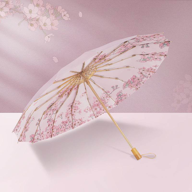 Casualruby©Double-sided Sunny & Rainy Artistry Umbrella - Casualruby