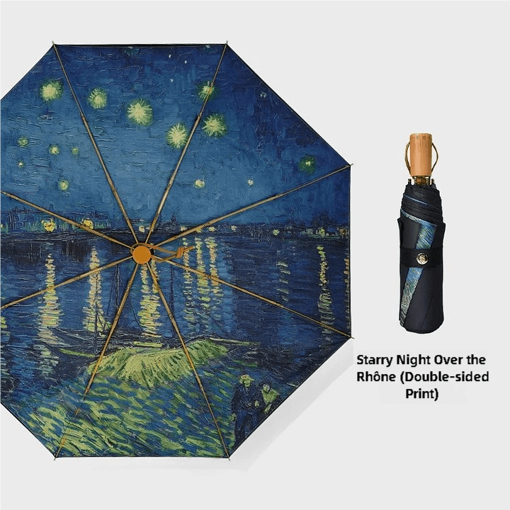 Casualruby©Double-sided Van Gogh Starry Night Umbrella - Casualruby