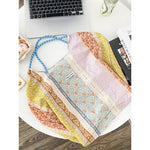 Casualruby © Simple floral casual canvas tote bag - Casualruby