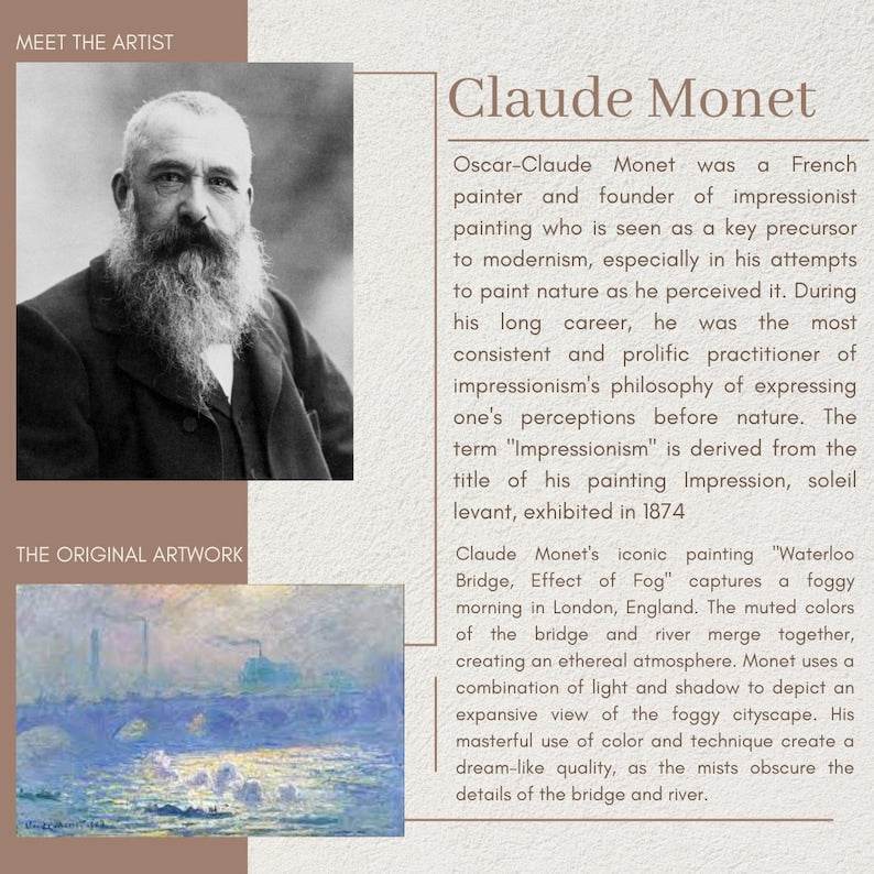 Claude Monet "Waterloo Bridge"