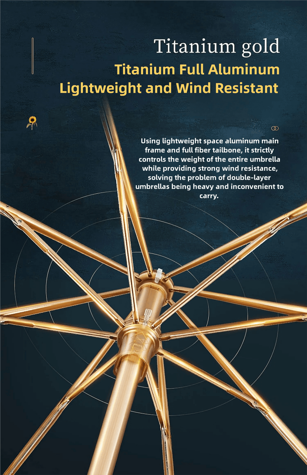 Casualruby©Double-sided Van Gogh Sunflowers Umbrella - Casualruby