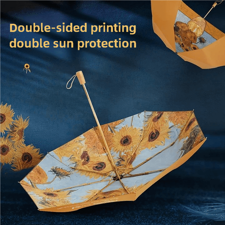 Casualruby©Double-sided Van Gogh Sunflowers Umbrella - Casualruby