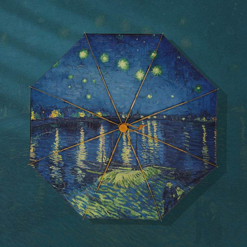 Casualruby©Double-sided Sunny & Rainy Artistry Umbrella - Casualruby