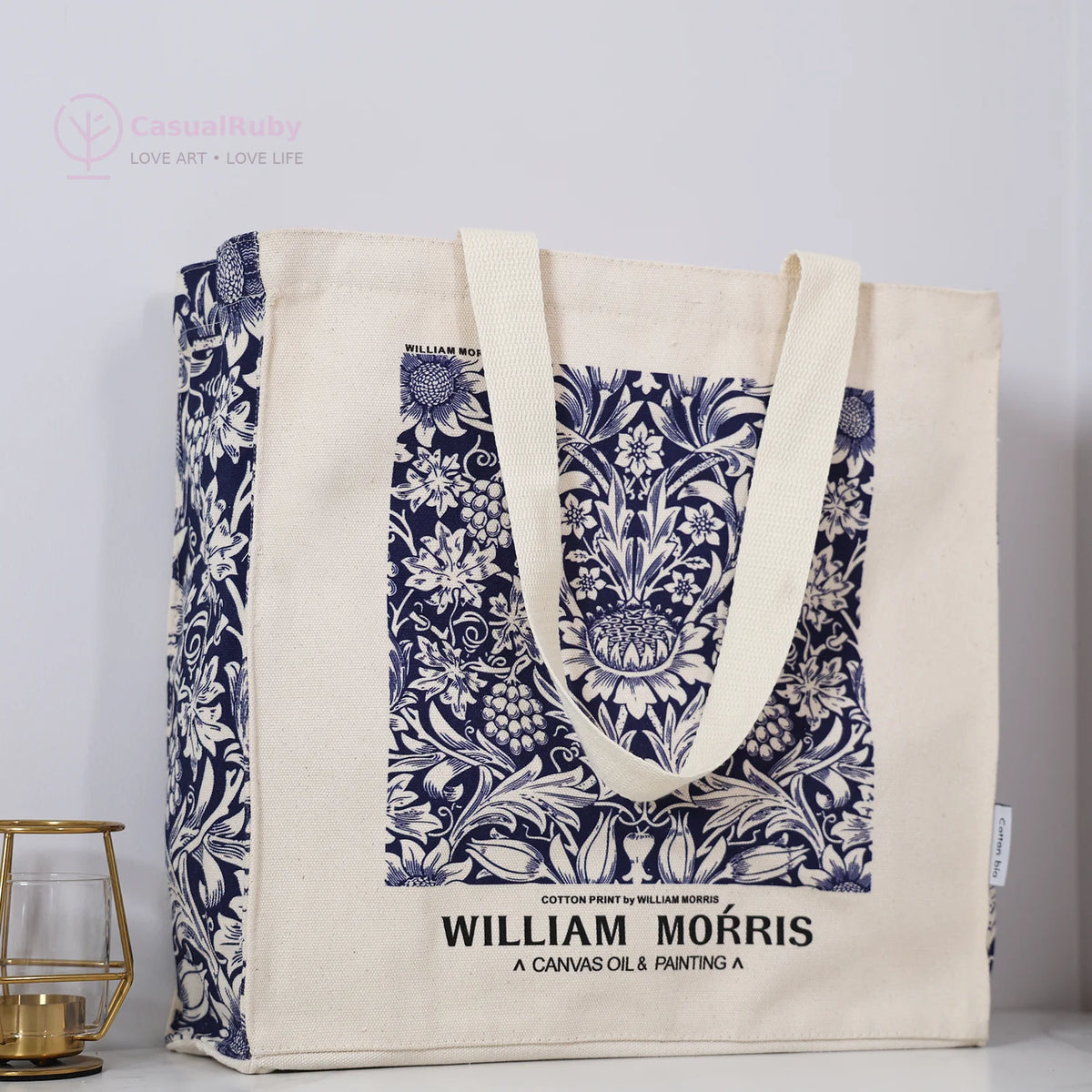 William Morris “Navy Botanical Pattern”