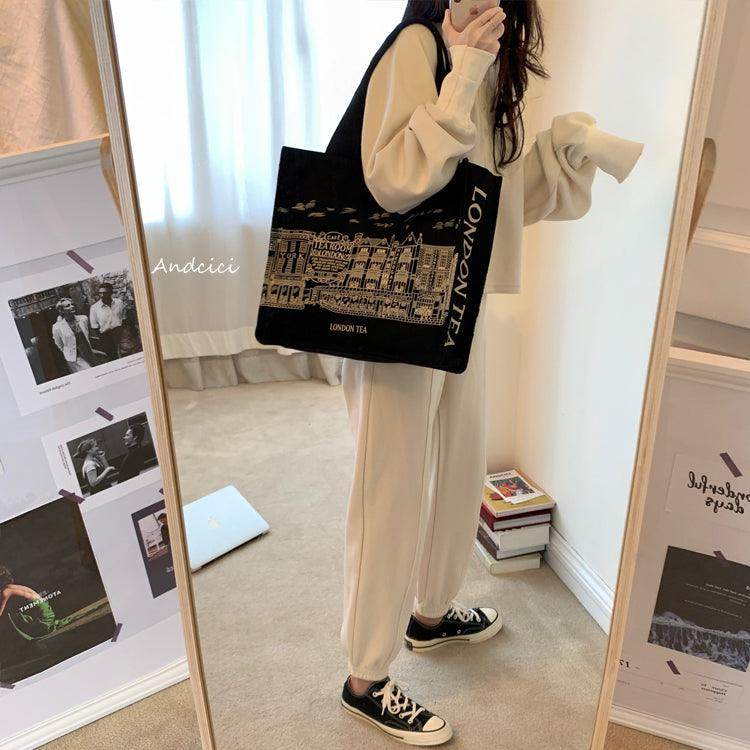 London Tea Northallerton Canvas Tote Bag with Zip - Casualruby