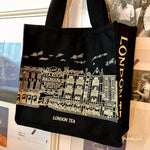 London Tea Northallerton Canvas Tote Bag with Zip - Casualruby