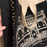 London Books Marylebone Book Store Black Tote Bag with Zip - Casualruby