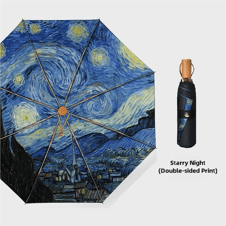 Casualruby©Double-sided Sunny & Rainy Artistry Umbrella - Casualruby