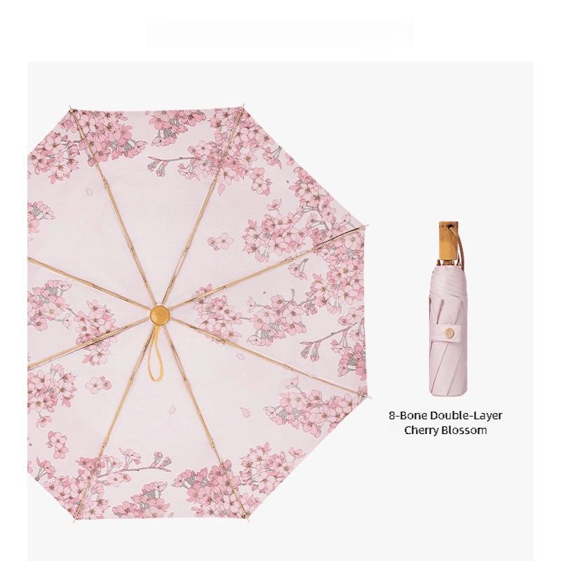 Casualruby©Double-sided Sunny & Rainy Artistry Umbrella - Casualruby