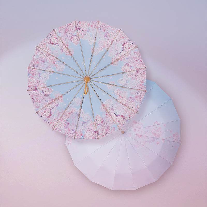 Casualruby©Double-sided Sunny & Rainy Artistry Umbrella - Casualruby