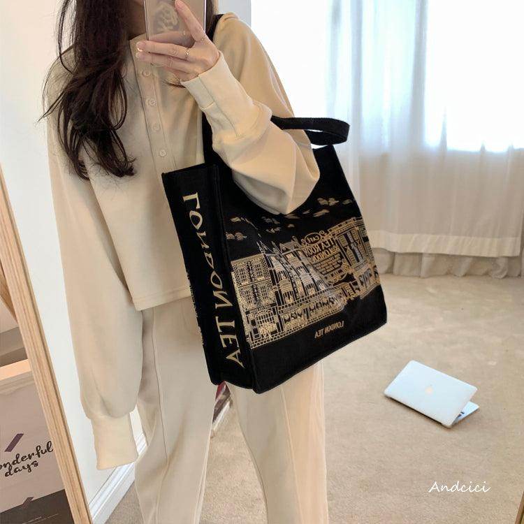 London Tea Northallerton Canvas Tote Bag with Zip - Casualruby